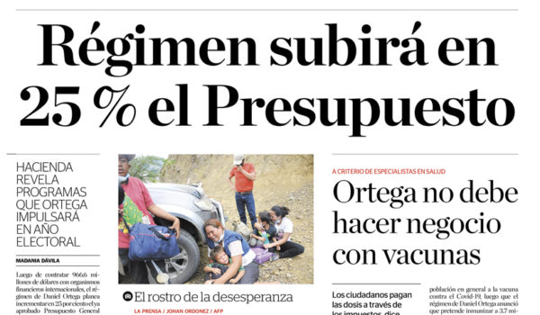 Portada impresa 19-01-2021
