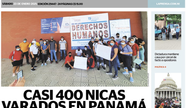 Portada impresa 23-01-2021