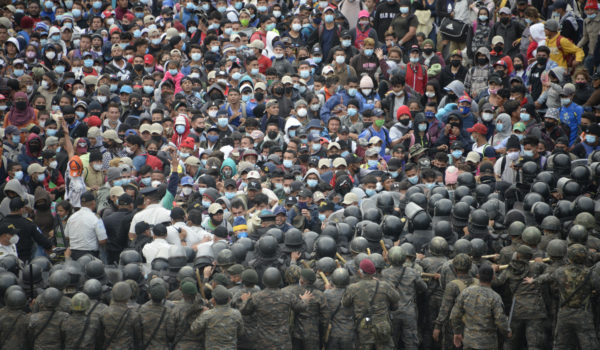 Guatemal, Honduras, migrantes, caravana de migrantes