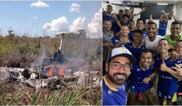 Tragedia en Brasil: cuatro jugadores y el presidente de un club mueren en un accidente aéreo