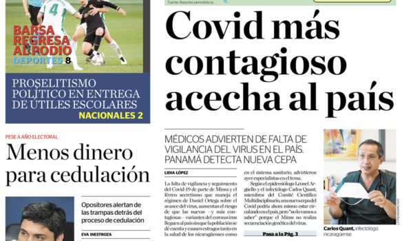 Portada impresa 25-01-2021