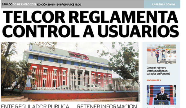 Portada impresa 30-01-2021