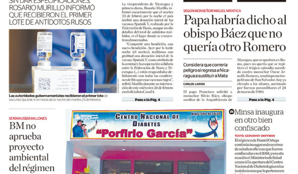 Portada impresa