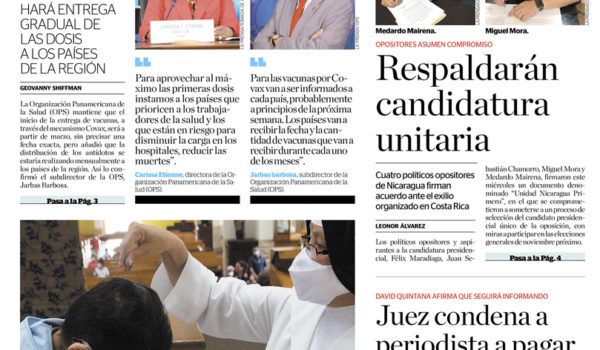 Portada impresa 17-02-2021