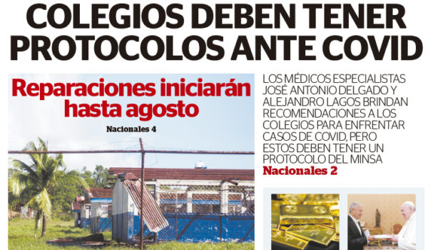 Portada impresa 13-02-2021