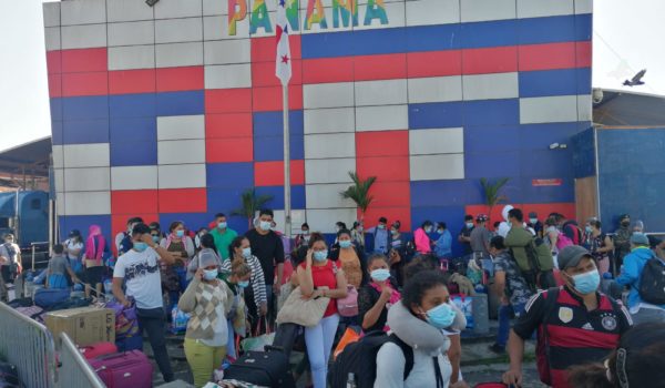 El último grupo de nicas que se encontraban varados en Panamá retornaron el 11 de febrero. LA PRENSA / CORTESÍA CLICK DE NOTICIAS