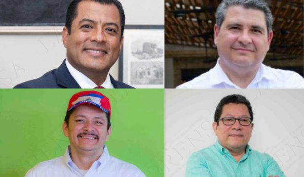 Cuatro aspirantes se comprometen a apoyar candidatura unitaria