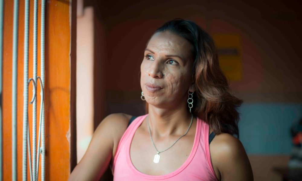 Brittany Arias, es una mujer transgénero que dejó el trabajo sexual y decidió cambiar su vida. LA PRENSA / O. NAVARRETE