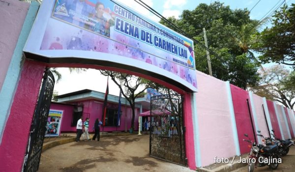 Instalaciones de la Fundación Popol Nah convertida en un centro familiar y comunitario, por órdenes del régimen. LA PRENSA / TOMADA DEL 19 DIGITAL
