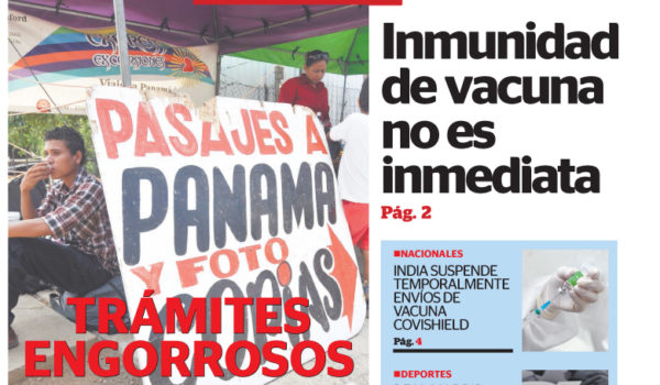 Portada impresa 11-04-2021