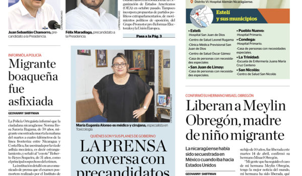 Portada impresa 15-04-2021