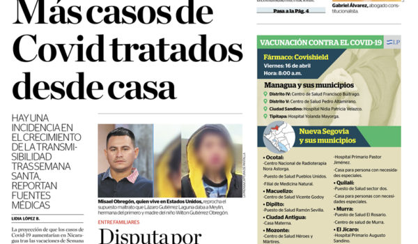 Portada impresa 16-04-2021