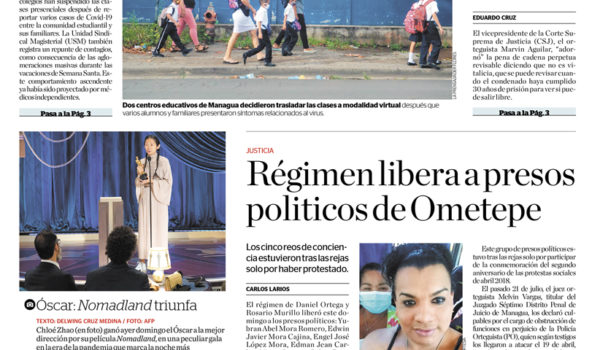 Portada impresa 26-04-2021