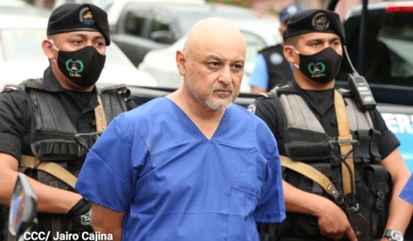 Manuel Tinoco Cruz , de 53 años sentenciado a 30 años de prisión por participar en el crimen del empresario Diego Solórzano Pérez. JEl 18 Digital/ Jairo Cajina.