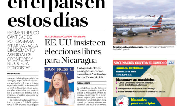 Portada impresa 20-04-2021