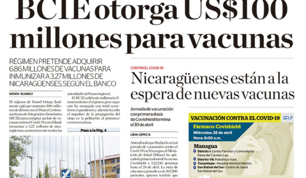 Portada impresa 28-04-2021