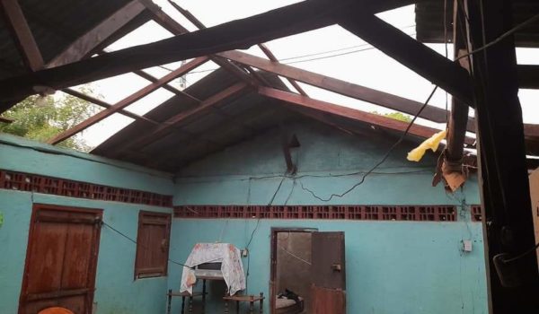 Tornado sorprende a pobladores de Nagarote