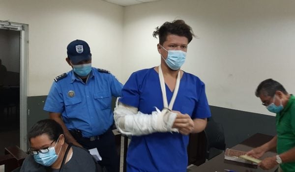 Carlos Robelo Domínguez acusado de robo agravado frustrado. LA PRENSA/Ernesto García