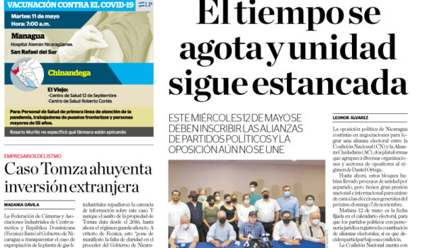 Portada impresa 11-05-2021