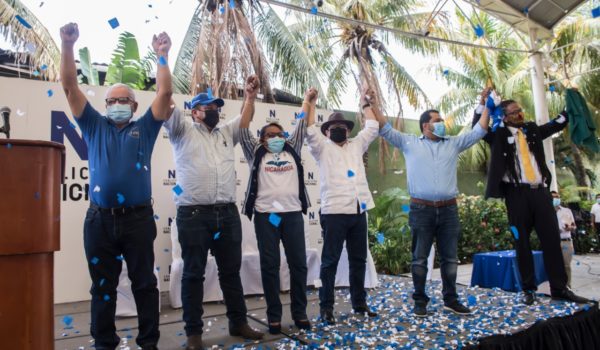 Coalición Nacional presenta a sus seis precandidatos presidenciales oficiales