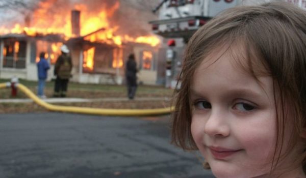 NFT: la historia detrás del famoso meme de la «niña desastre» que acaba de venderse por US$500.000