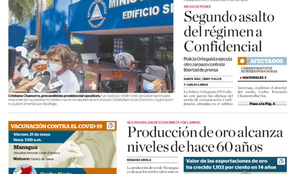 Portada impresa 21-05-2021