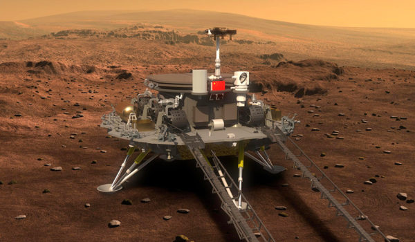 China se convierte en el segundo país del mundo en aterrizar con éxito en Marte con un robot