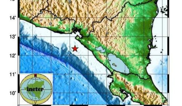 Sismo de 5.8 grados sacude varios departamentos de Nicaragua