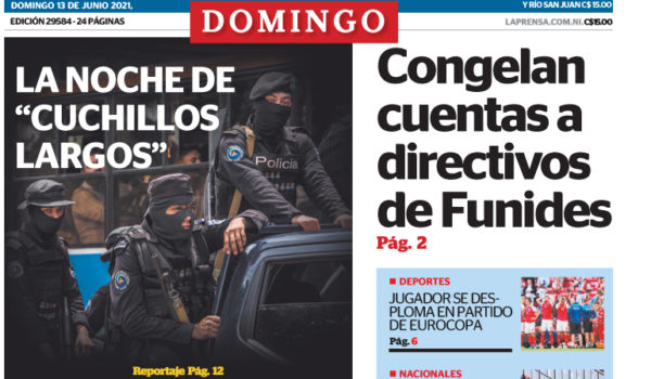 Portada impresa 13-06-2021