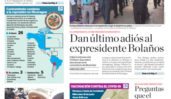 Portada impresa 16-06-2021