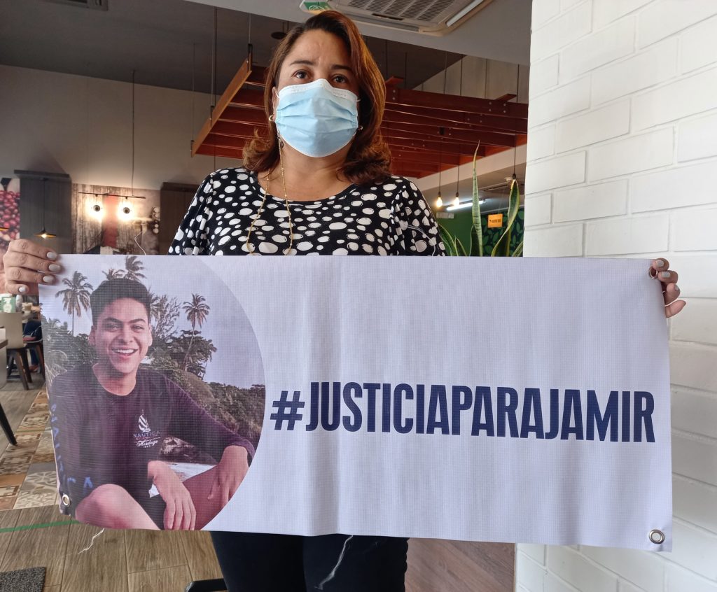 Miriam Cuadra, madre de Jamir Ruiz denunció que el causante de la muerte de su hijo está libre sin haber cumplido su condena de ocho años de prisión LA PRENSA/Archivo