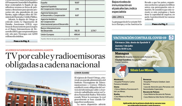 Portada impresa 01-07-2021