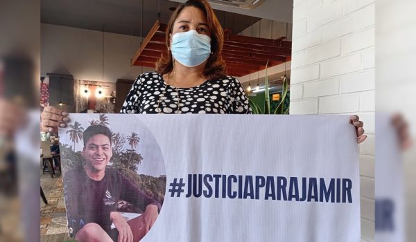 Miriam Cuadra sigue reclamando justicia por su hijo, Jamir Ruiz Cuadra. LA PRENSA/Archivo