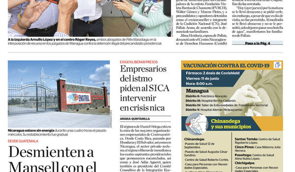 Portada impresa 11-06-2021