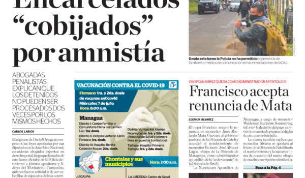 Portada impresa 07-07-2021