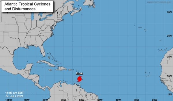 Elsa se convierte en el primer huracán de la temporada en el Atlántico y amenaza las islas del Caribe