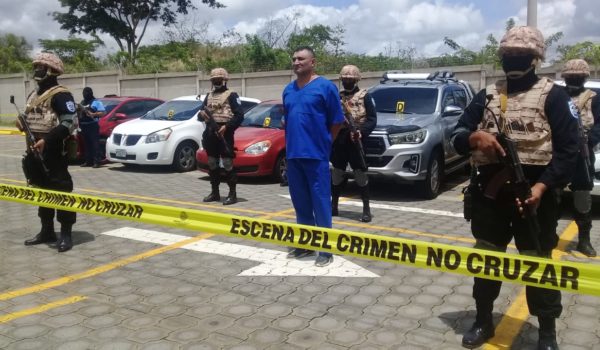 David Campbell Licona, jefe de la Mara M13 de Honduras . LA PRENSA/Cortesía