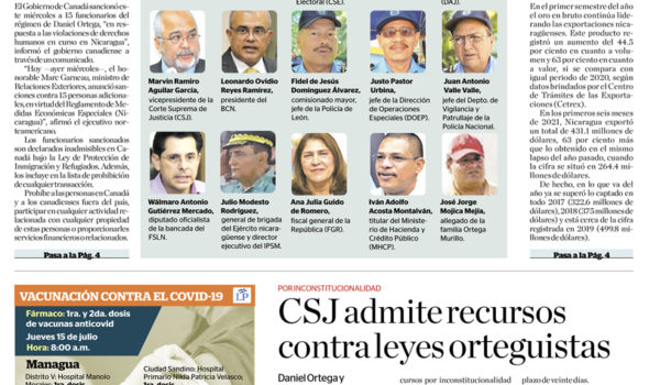 Portada impresa 15-07-2021