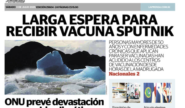 Portada impresa 03-07-2021