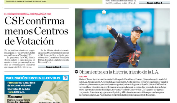 Portada impresa 14-07-2021