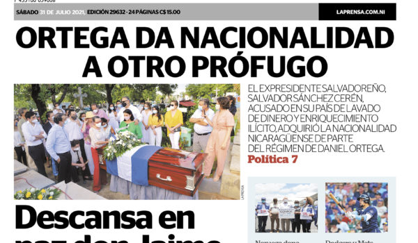 Portada impresa 31-07-2021