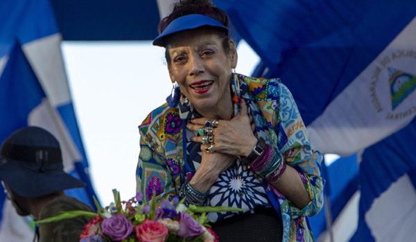 La vicepresidenta designada de Nicaragua, Rosario Murillo, ya ha sido sancionada en cuatro ocasiones. LA PRENSA / ARCHIVO / EFE