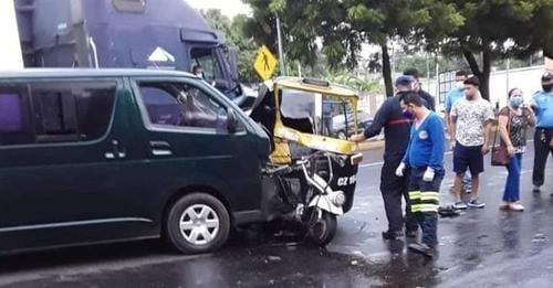 Elvis Martin Delgado , conductor del microbús enfrenta cargos por homicidio imprudente. LA PRENSA/Cortesía