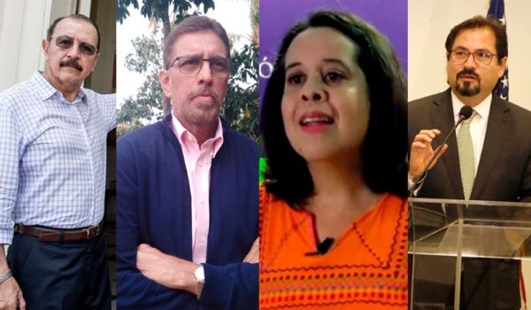 Hugo Torres, Víctor Hugo Tinoco, Suyén Barahona y Luis Rivas, acusados por «conspiración»