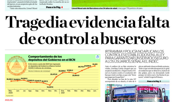 Portada impresa 06-08-2021
