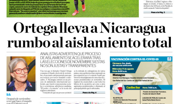 Portada impresa 11-08-2021