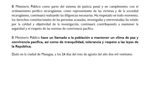 Ampliación de la acusación contra Cristiana y nueve personas más