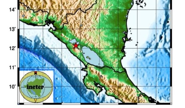 Sismo de 3 grados sacude Managua y sectores aledaños