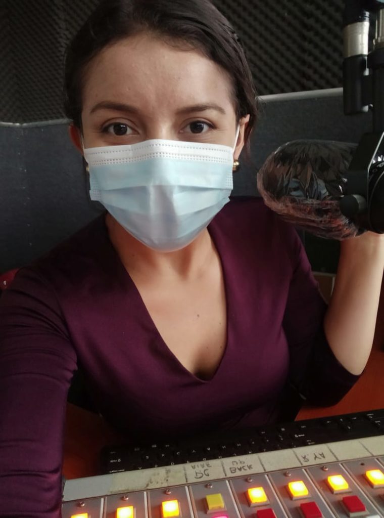 La periodista y locutora Geysell Hernández Aburto. LA PRENSA/Cortesía