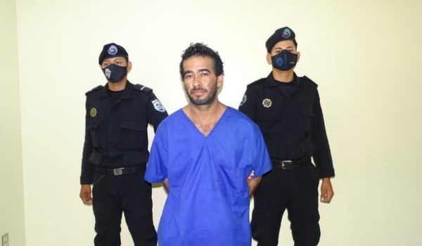 Leonel de Jesús González, sentenciado a 27 años y seis meses por feminicidio y femicidio en grado de tentativa. PRENSA/Foto tomada de Radio Nicaragua